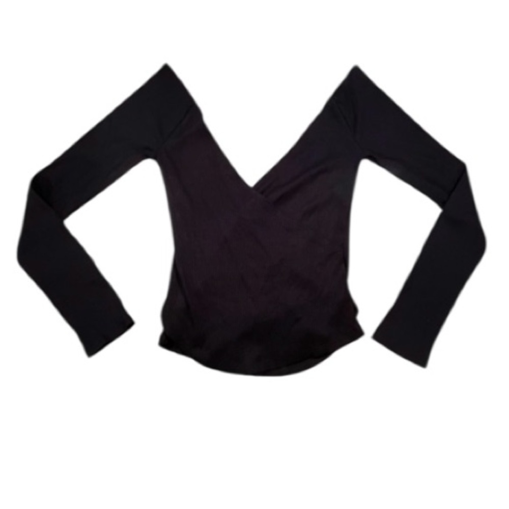 Project Social T Sample V-Neck Long Sleeve Top - Picture 6 of 9